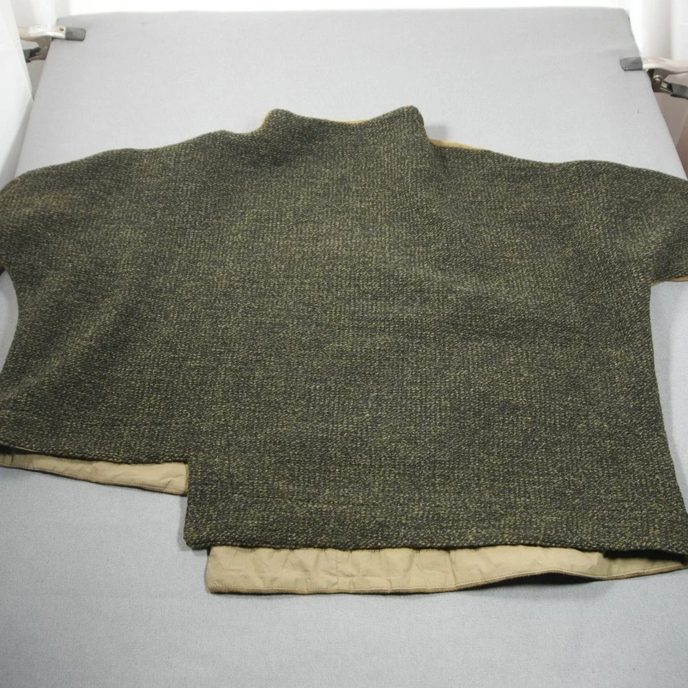 Alembika Urban Quilted Wool Blend Oversized Pocket Women Pullover M Asymmetric